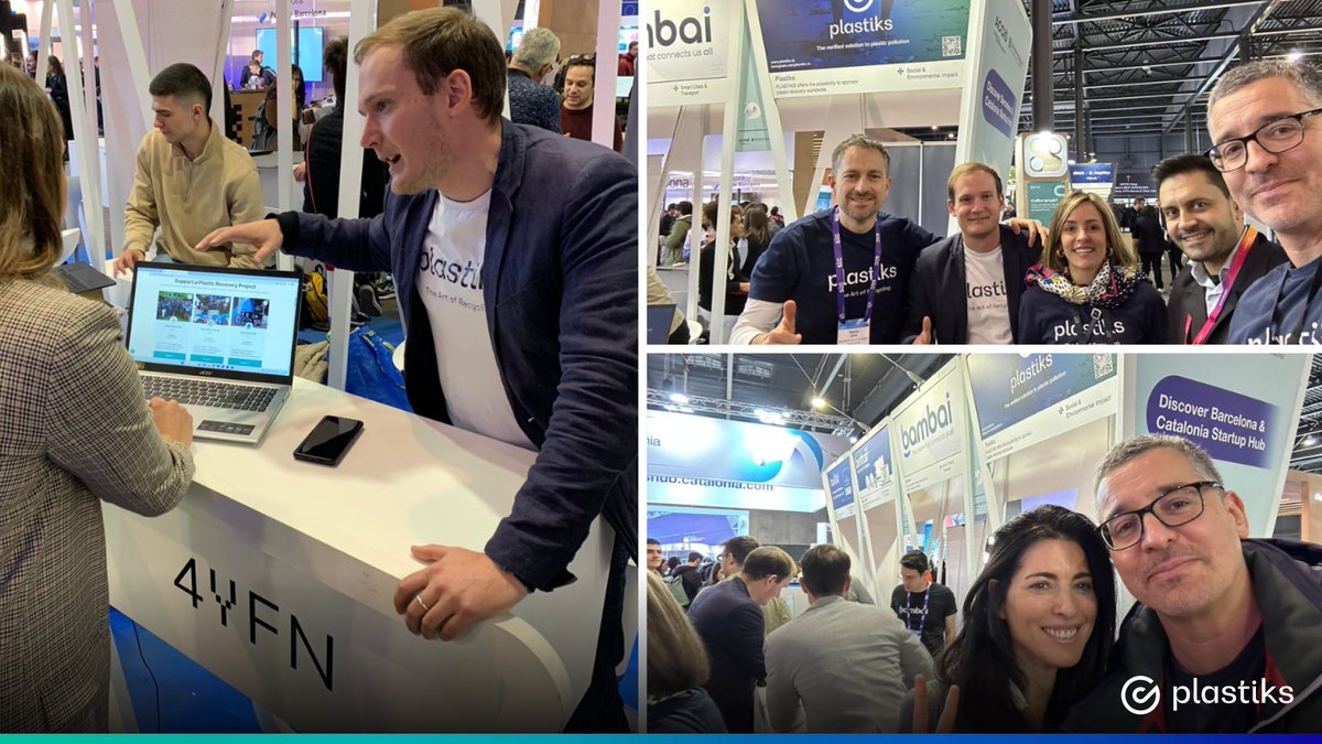 Until next time! 💚@MWCHub @4YFN_MWC 

Great meeting you all! @Bayer @CeloOrg 
#4YFN23 #MWC2023 #MWC2023Barcelona #Plastiks #MWC #events