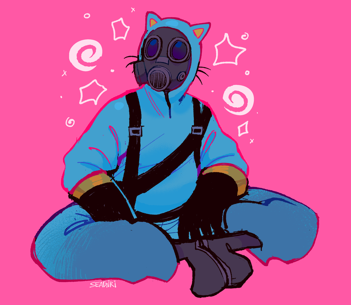 arogiris's tweet photo. watched schaffrillas 5 and a half hour long video of bojack horseman while drawing https://t.co/CZRc43iSdF