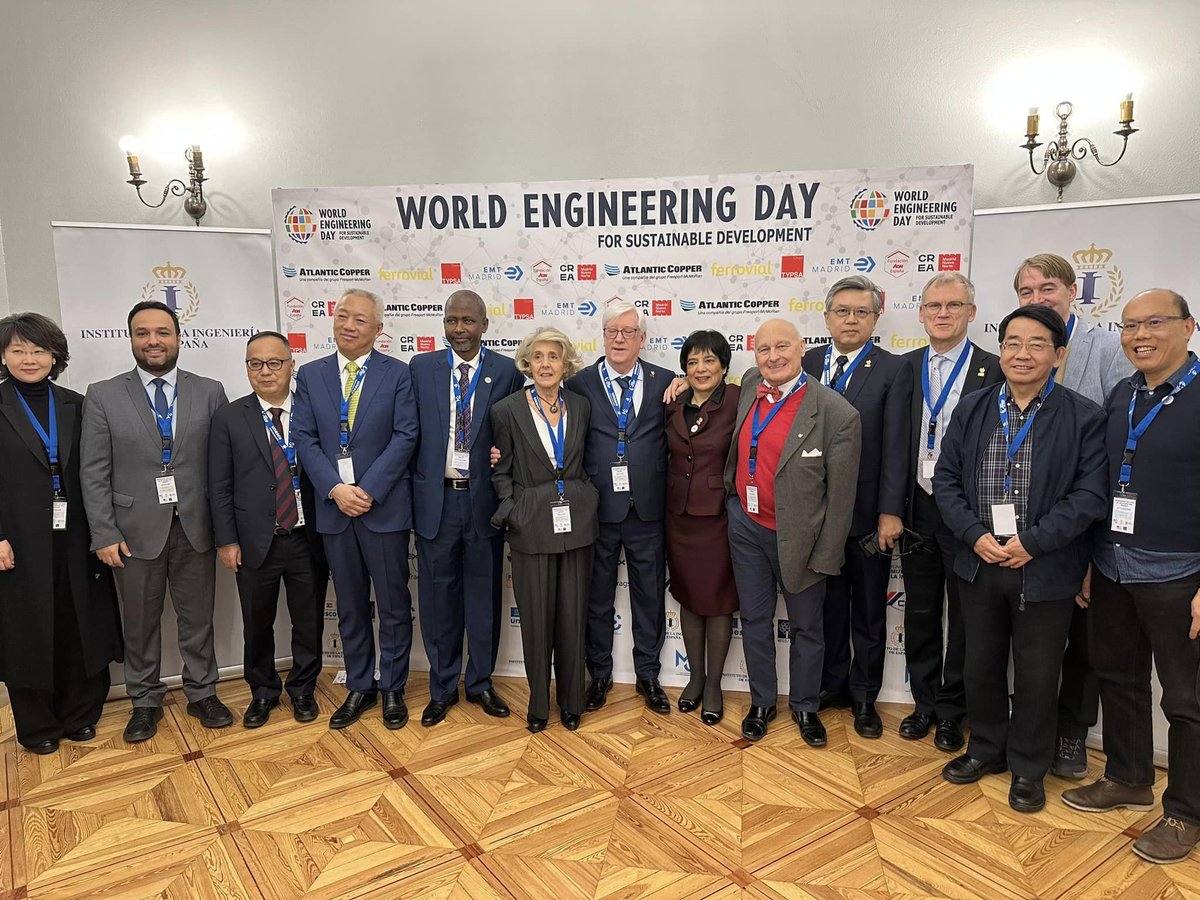 WEC2023's tweet photo. WEC 2023 Chairman, @DanielHanus2 is attending the Engineering the Cities of the Future conference at the Instituto de la Ingeniería de Espaňa in Madrid.🇪🇸
He is honored to be one of the speakers. During his attendance, he is presenting and promoting #WEC2023. #WordlEngineeringDay https://t.co/9XB7v9zrp0