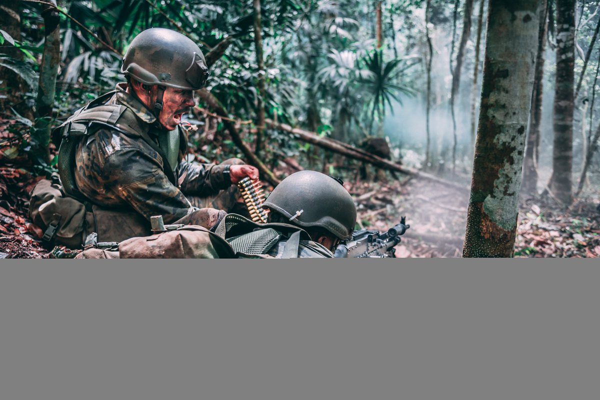Ongeveer 280 militairen van @landmacht en @kon_marine reizen binnenkort af naar Suriname voor de jungletraining. Die wordt om het jaar georganiseerd door het Korps Mariniers en @11Luchtmobiel. Doel: Leren overleven, vechten en winnen onder de zware omstandigheden in de jungle.