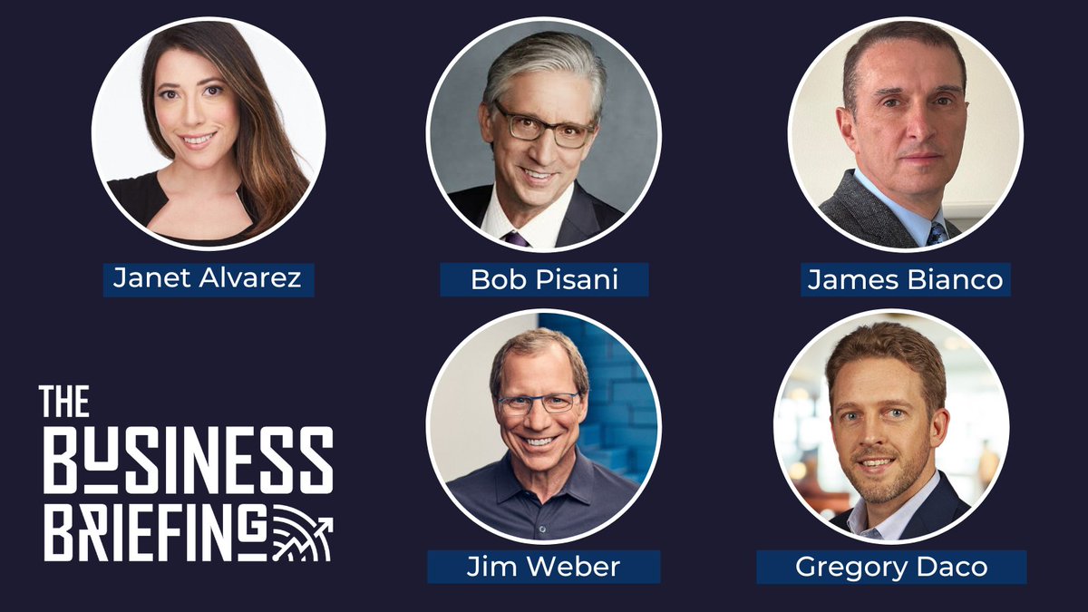 The Business Briefing (@bizbriefing) on Twitter photo We are LIVE at 9AM ET with @JanetOnTheMoney!
GUESTS:
- <a href="/BobPisani/">Bob Pisani</a>
- @BiancoResearch
- @BrooksRunning CEO
- <a href="/EY_US/">EY US</a>'s <a href="/GregDaco/">Gregory Daco</a>
🔊Tune in on <a href="/SXMBusiness/">SiriusXM Business Radio</a>🔊 We are LIVE at 9AM ET with @JanetOnTheMoney!
GUESTS:
- <a href="/BobPisani/">Bob Pisani</a>
- @BiancoResearch
- @BrooksRunning CEO
- <a href="/EY_US/">EY US</a>'s <a href="/GregDaco/">Gregory Daco</a>
🔊Tune in on <a href="/SXMBusiness/">SiriusXM Business Radio</a>🔊