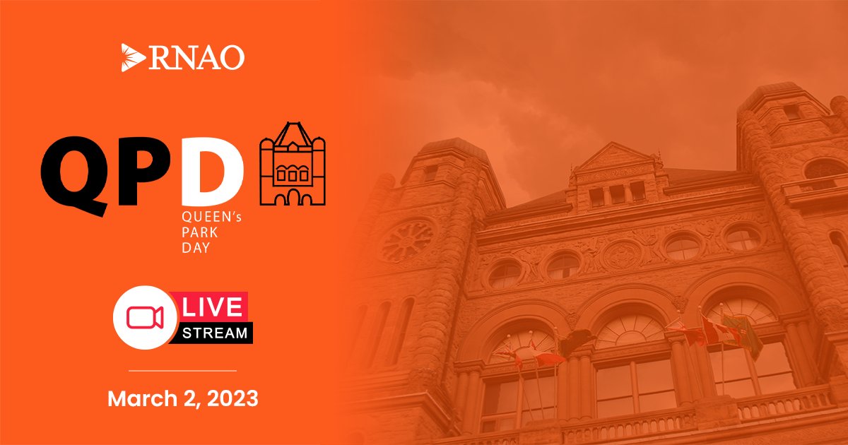 RNAO's tweet photo. 📢Our 23rd annual Queen's Park Day has begun! 

Nurses are headed to Queen’s Park to meet in-person with MPPs about the issues that matter most to nurses. RNAO will also release its #NursingCareerPathways today.

Watch our live stream of #QPD at 1 p.m. ET:
https://t.co/lMvtcbjqF9 https://t.co/We1PtijvJ7