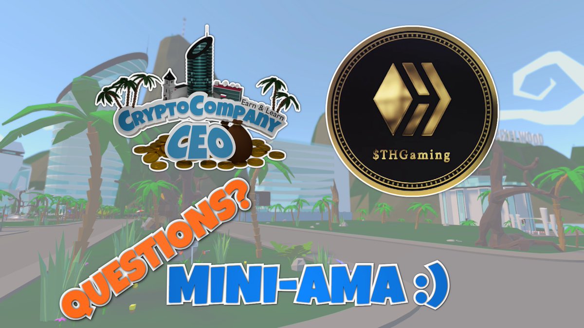 Did you miss the last week's AMA? Don't worry, ask me anything below. 

#hive #web3gaming #cryptocompany #thgaming