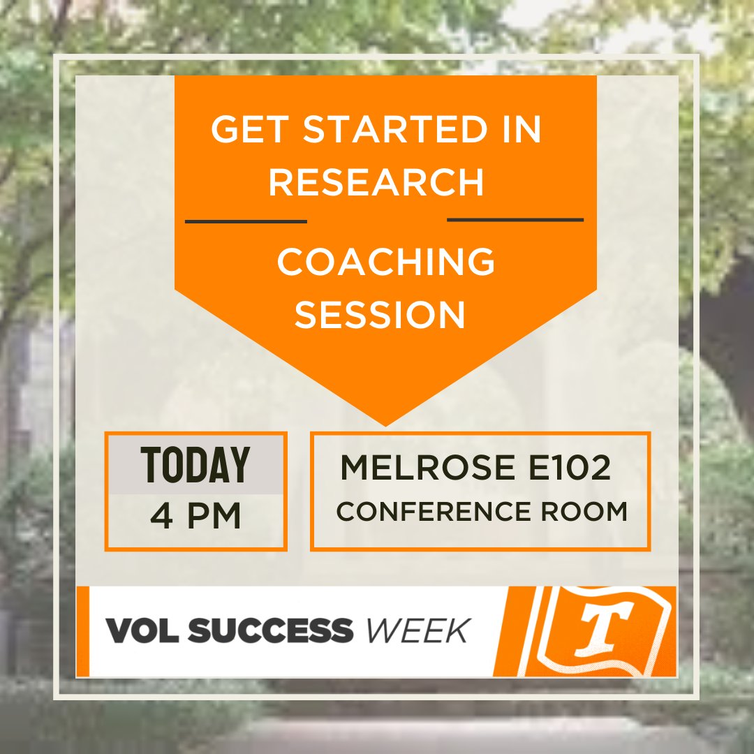 Are you new to undergraduate research?
.
Attend our Getting Started Coaching session to learn how you can get involved in research on campus!