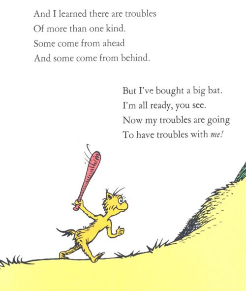 Happy Dr. Seuss day.

Here's one of the greatest pages in literary history to get you started. 

#DrSeussDay