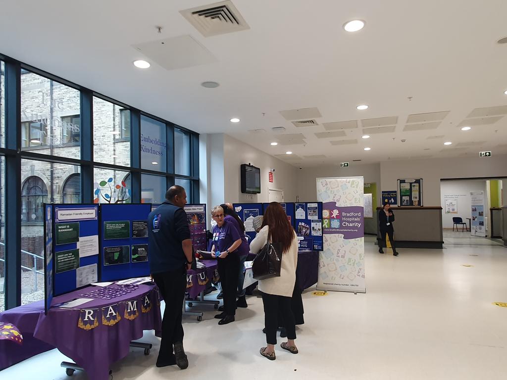 📢 Calling BTHFT staff...Our Ramadan Experience @ BTHFT event is back on the Main Concourse at BRI until 2pm! ☪️

Come along, make your pledge to become a #RamadanAlly and show your support to colleagues this Ramadan 💜

@BTHFTCharity @bthftSPaRCTeam @Mel_Pickup @karendawber