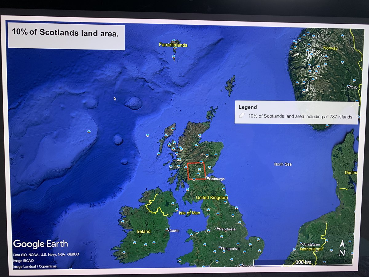 10% of Scotlands seas are being proposed to become HPMAs / No Take Zones. Red box in this image represents 10% of Scotlands land area. In this box you could not farm, forestry, gather wild food, fish in a loch or extract anything. WHY is this acceptable on the sea?