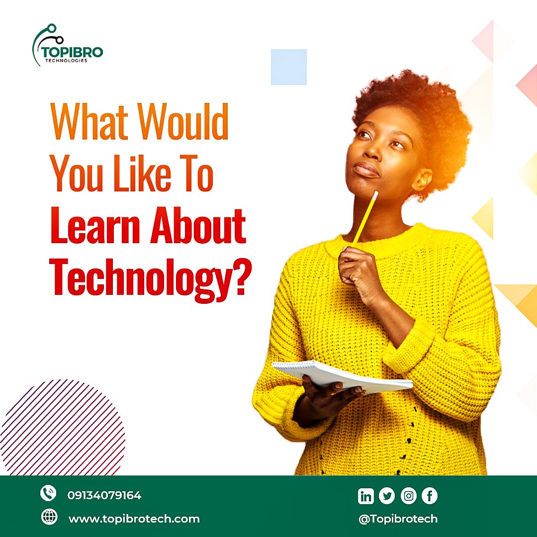 topibrotech's tweet image. Do you want to unlock the power of #Tech? 🤔 Let us help you get there - #LearnTechWithUs today! 💻
#TechTutors #TechKnowledge