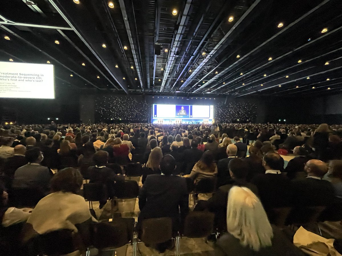 6800 people at #ECCO23. This is good for our patients with #IBD.