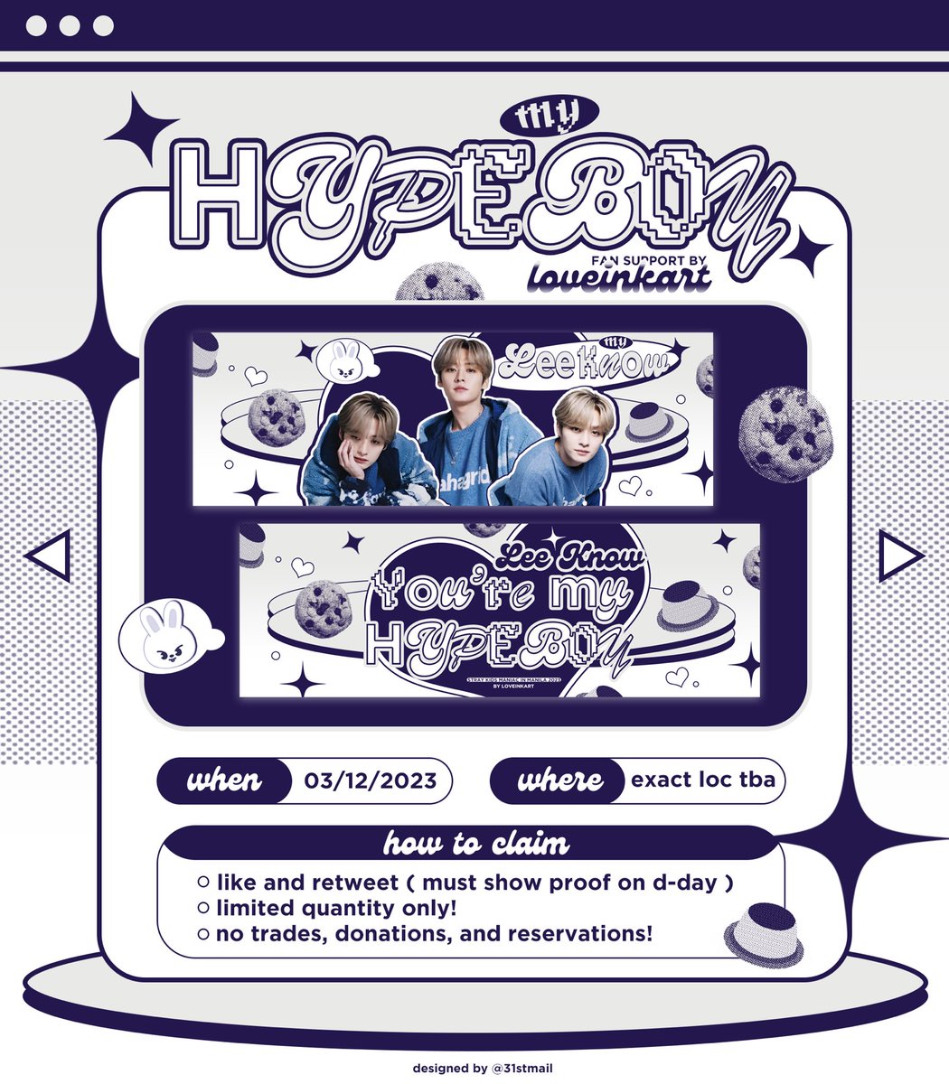 loveinkart's tweet image. ₊‧°𐐪♡𐑂°‧₊
stray kids maniac in manila 2023 

₊˚ʚ I.N Bubble Gum 🫧 
₊˚ʚ Lee Know Hype Boy 👾

🗓️ March 12, 2023
📍 MOA Arena

see you there! ☁️

#SKZinMNL2023 
#StrayKids_2ndWorldTour_MANIAC
#ManiacTourinManila