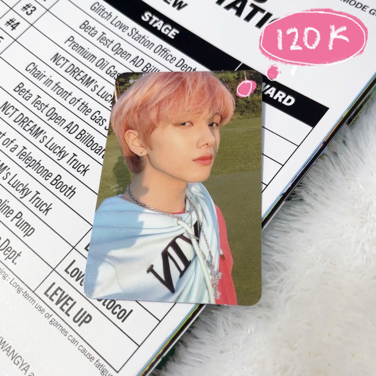 jaeminuw's tweet photo. —— ꒰ 🛒 ꒱ wts ; want to sell %
⌗ jisung epoxy https://t.co/f4SxJS44cV ?!

⥰ exc adm, inc pack
⥰ good condi ( vidcon dm )
⥰ tangerang

🖇️ ; jie nct dream epoxy hello future helfut hf epoxy sticker holo hologram rambut pink https://t.co/Xht5eIQmv3