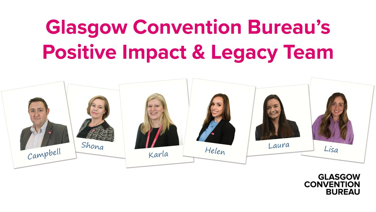 meetglasgow's tweet photo. The Glasgow Convention Bureau Positive Impact &amp; Legacy Team look forward to continuing to support conference organisers wishing to leave a lasting legacy in our city! https://t.co/Lgx461BnRs https://t.co/AxHDm5e0Fm