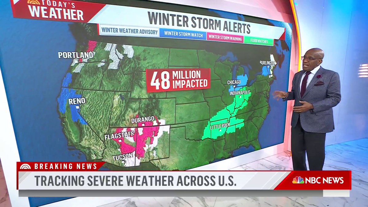 We’re tracking extreme weather across the U.S. including more snow for
