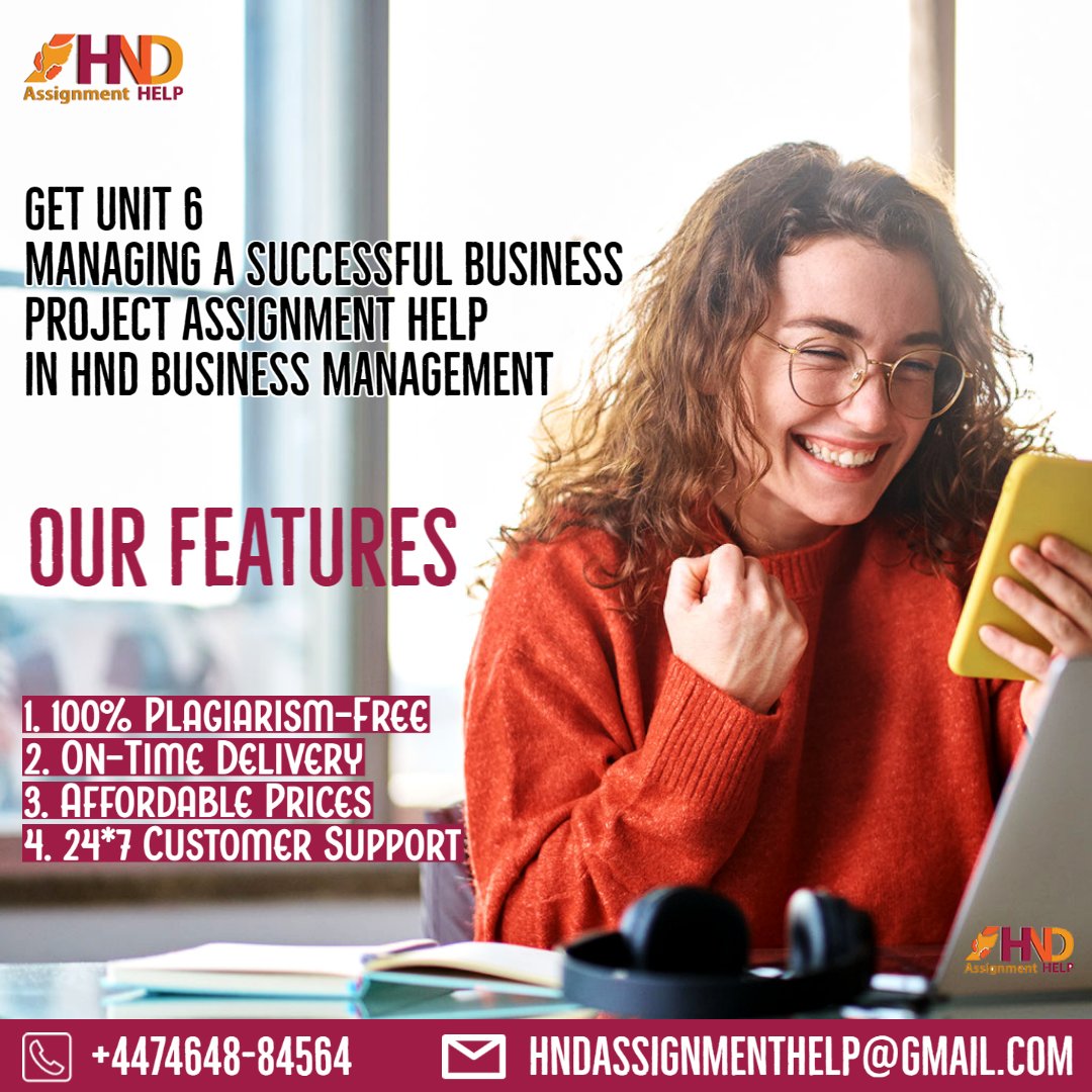 help_hnd's tweet image. Need help with your Unit 6 Managing a Successful Business Project Assignment? Look no further!
hndassignmenthelp.com/managing-a-suc…
Contact us for expert guidance and support.
#btechnd #businessenvironment #hndassignmenthelp #assignmenthelp #assignmentwriting #assignmentstress #Assignments