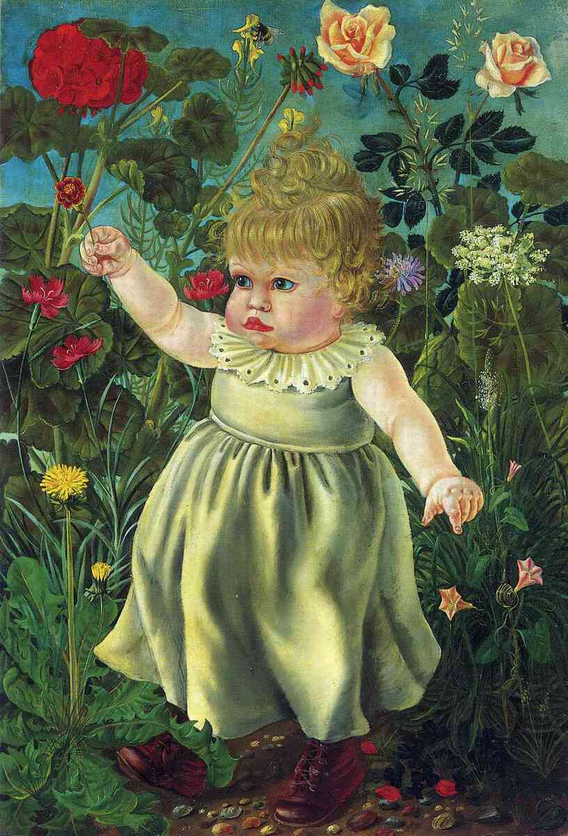 Nelly with Toy, 1924 #dix #verism wikiart.org/en/otto-dix/ne…