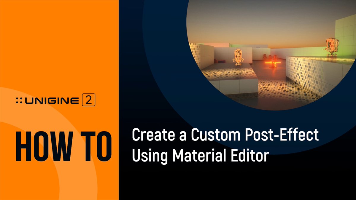 Unigine's tweet image. New short video on post processing is up! Introducing beginners to creation of custom post processing material using Visual Material Editor, choosing the right moment of rendering sequence for material rendering and a lot more!
#realtimerendering #uniginetutorial #postprocessing