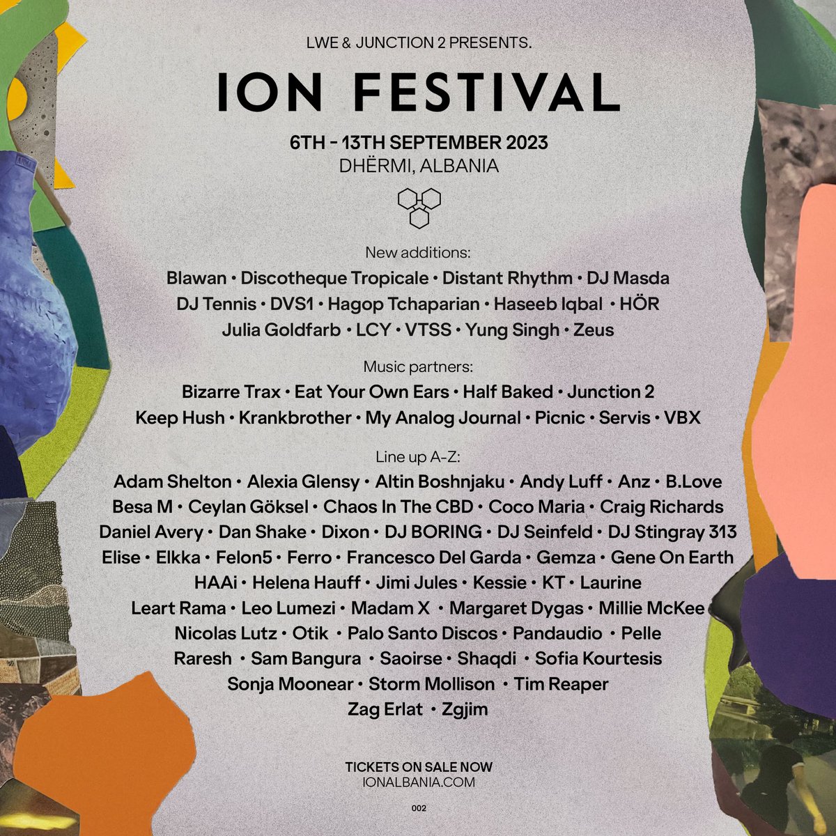 LINE-UP ANNOUNCEMENT • A roster of genre-leading figures at the top of their game round off the lineup for our seven-day exploration 🧭

There are only a handful of second tier tickets remaining and the best accommodation spots are now running low - ionalbania.com