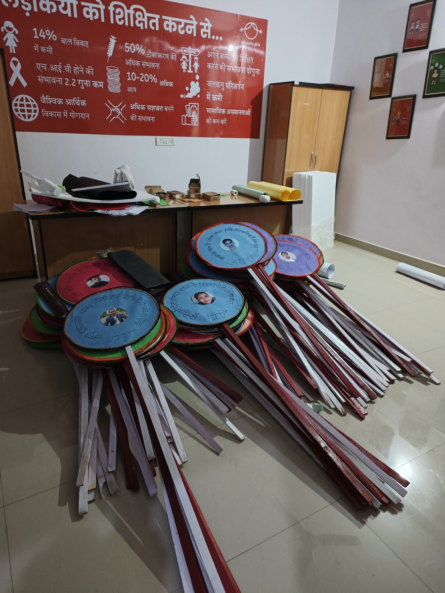 Anuka234's tweet photo. Event prep @Foundation Day event at Singrauli district #educategirls #bemisaal15saal #छूलेंगेआसमाँ #fantastic15years #शिक्षा_की_मशाल
#TeamBalika
#TeamEducateGirls
#TeamBalika_TheMovement
#BackToSchool #onevisiononeteam https://t.co/gU1Gzecrnc