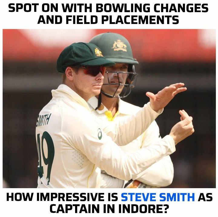 Steve Smith must lead Australia in Tests.🇦🇺
<a href="/cricketcomau/">cricket.com.au</a> <a href="/stevesmith49/">Steve Smith</a> #AUSvsIND