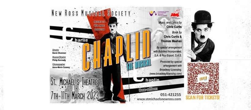 aims_pro's tweet photo. Best of Luck @NewRossMS as they take to the stage with Chaplin-The Musical from Tuesday 7 to Saturday 11 of March.
Where are all the people.....Next week....they are in New Ross...Watching something funny!Catch chaplin and his pals in Hollywood! #getlooking #getbooking xxπ https://t.co/Y2kkKXzYYs