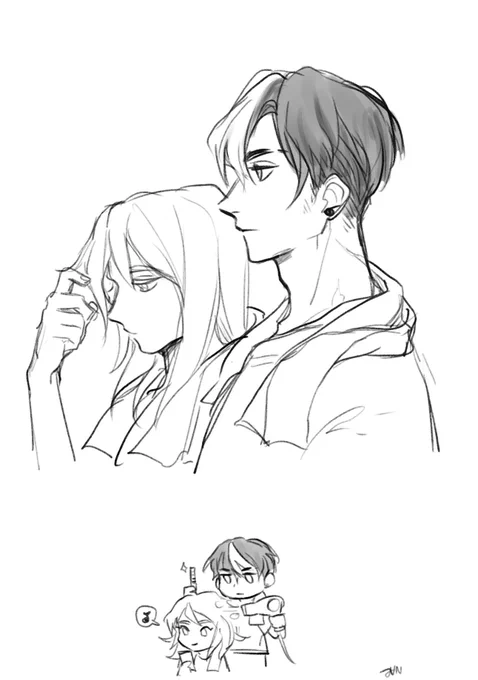 Hair down

#jett #yoru 
