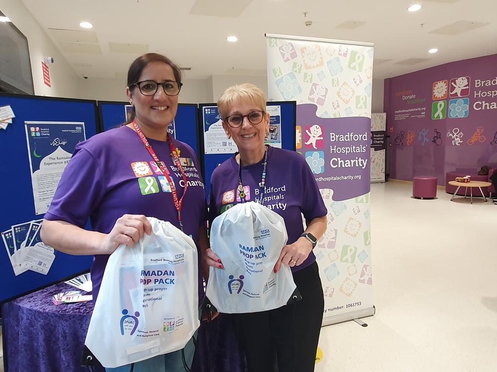 ℹ️ BTHFT Managers...sign up to become a #RamadanAlly today! ☪️

Collect your badge and pick up your PROP Pack to set up a Pop-up Prayer facility in your wards and departments to support your Muslim colleagues 🤲

@BTHFTCharity @bthftSPaRCTeam @Mel_Pickup @karendawber