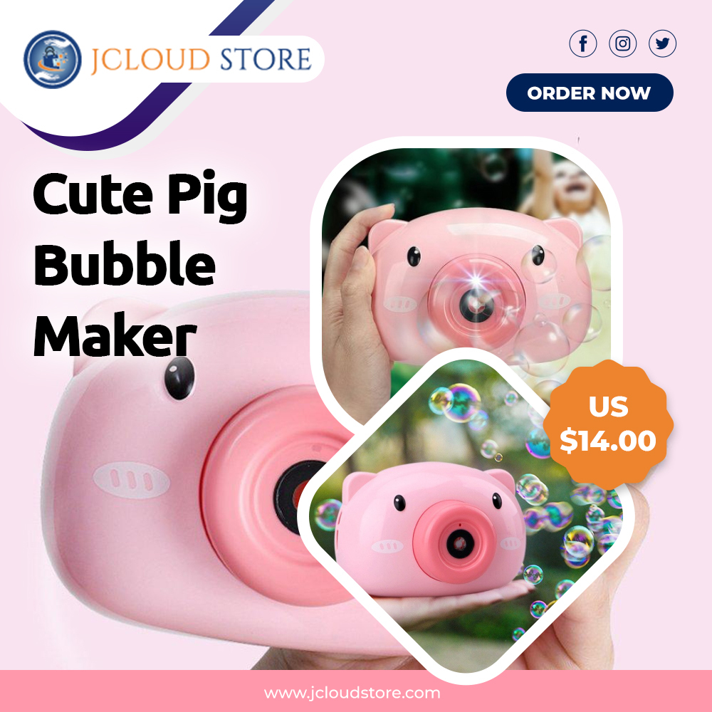 jcloudstore's tweet photo. Are you in a play mood? Then the cute big bubble maker is perfect for you. This has easy access to bubble blowing and also you can use it as a home show piece for your space.
Order today from https://t.co/TzCVWvX5wu.
#jcloudstore https://t.co/5Ljp8mlGYc