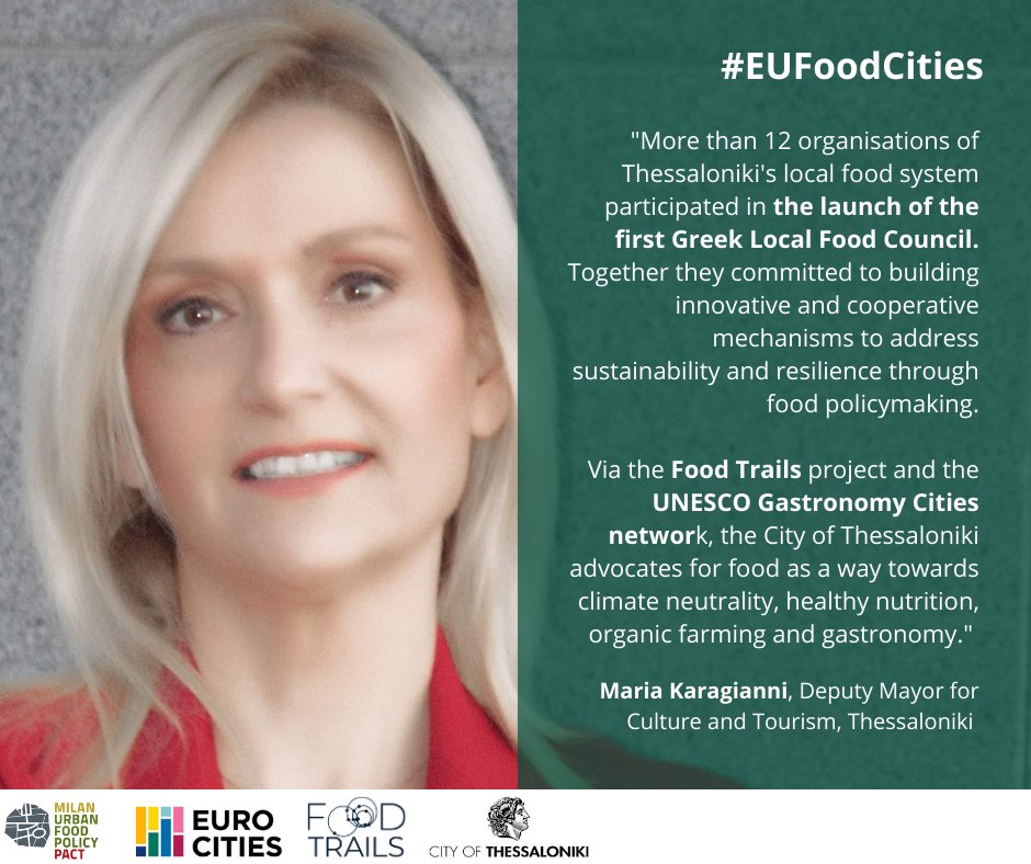 👥#Thessaloniki puts cross-cutting collaboration and concertation at the heart of its local #resilience strategy and food system transformation. 

Read more 👉 bit.ly/3SWsmLT
#EUFoodCities #Food2030 <a href="/mufpp/">Milan Urban Food Policy Pact</a> <a href="/EUROCITIES/">Eurocities</a> 
<a href="/Thes_FoodTrails/">Thessaloniki Food Trails</a>
