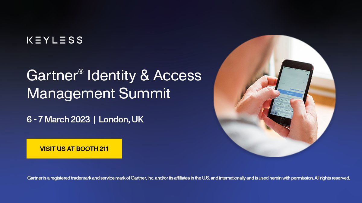 There’s just 5 days until #GartnerIAM Summit! 

Don’t miss the chance to discuss your business needs with us in person. 

Schedule a meeting with us👇
eu1.hubs.ly/H031Fy-0 

#passwordless #identity #authentication