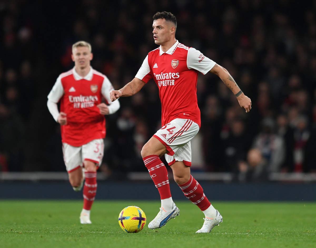 SoccerBible on Twitter "👀 Granit Xhaka and Oleksandr Zinchenko both