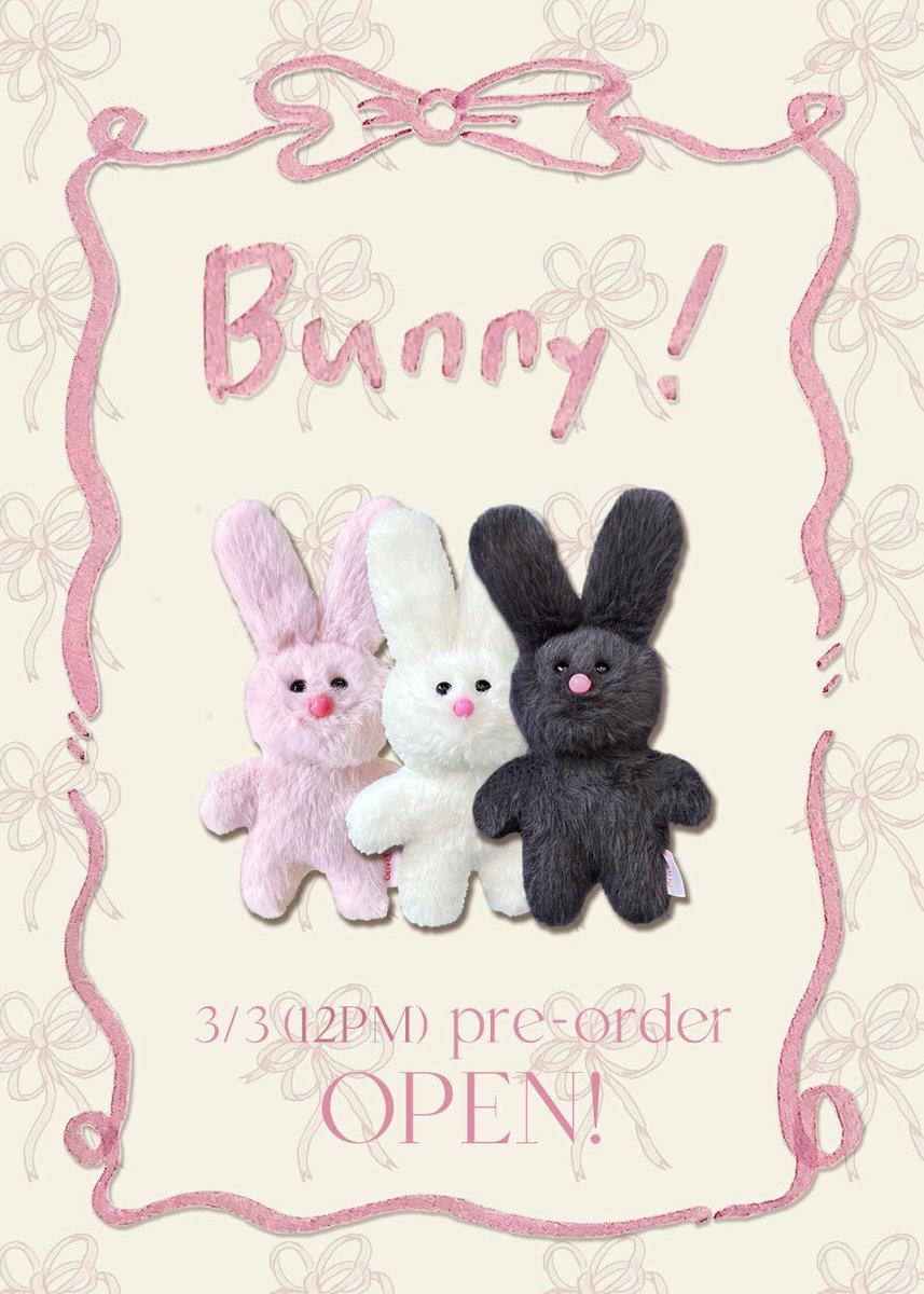 olivet_official's tweet photo. #rt • follow 추첨 한 분께 올톡이를 보내드려요

olivet made rabbit keychain *PRE-ORDER* open

3/3 (fri) PM 12:00 open
프리오더 구매 선착순 100분께 인형 핀을 보내드립니다. (색상 랜덤)

제작 기간에 5~6주 소요되며, 포장 이후 순차적으로 배송됩니다. https://t.co/OHepzlHp8b