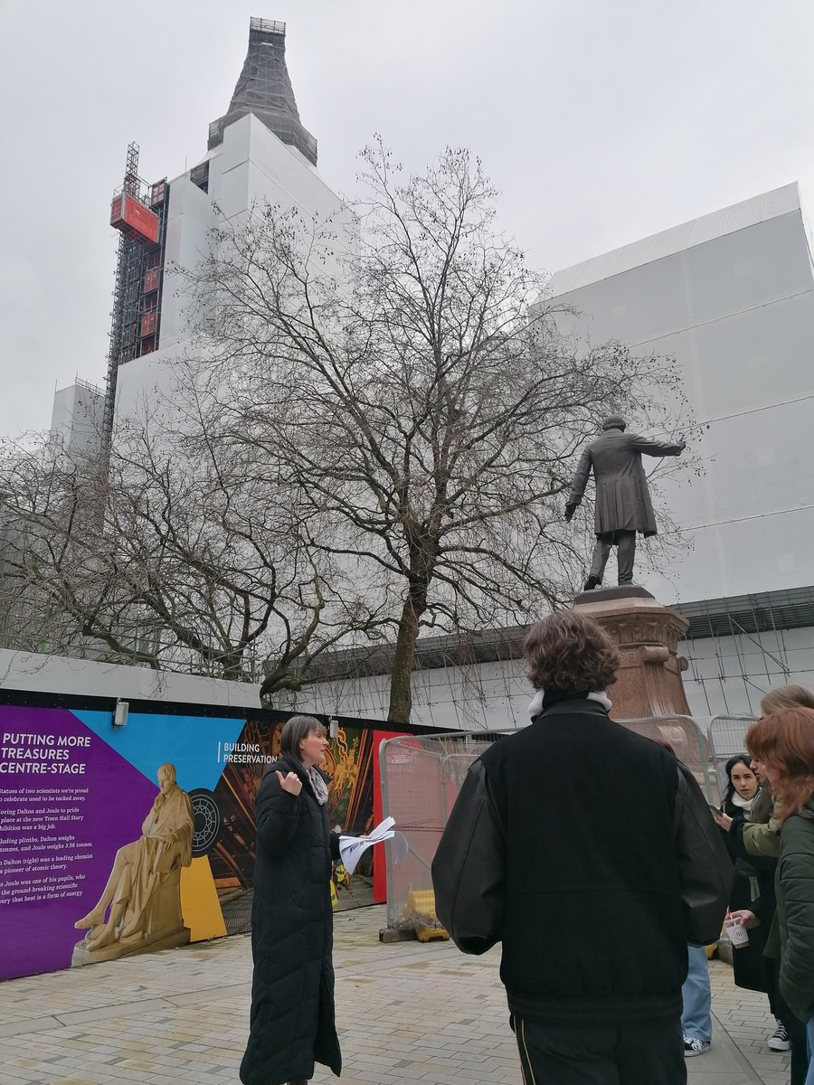 Big thank you to Meg McHugh for a fascinating introduction to the #ourtownhall project for our <a href="/UoMICP/">Institute for Cultural Practices</a> Intangible Cultural Heritage students this morning