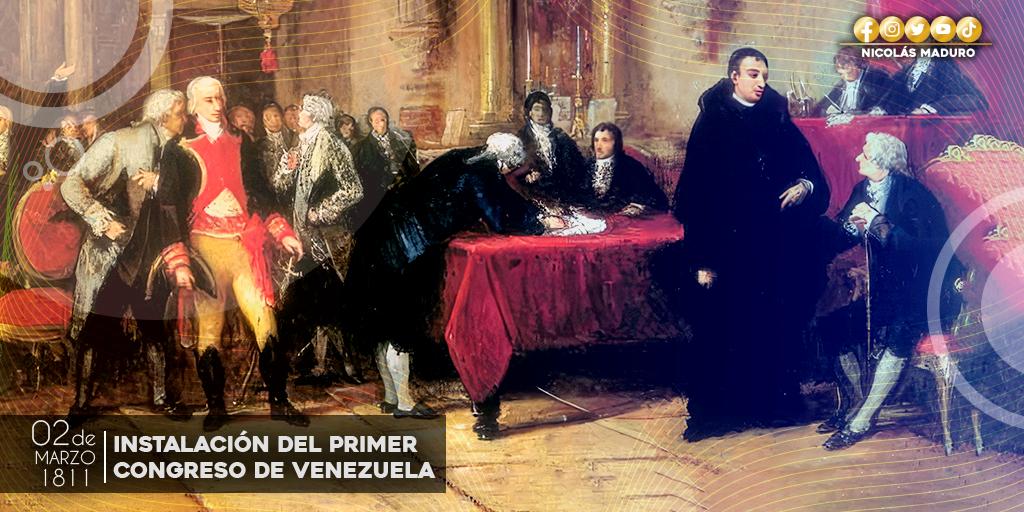 El Primer Congreso de Venezuela reunió la voluntad férrea de un Pueblo que estaba impaciente por ser definitivamente independiente del yugo colonial, la determinación de aquellos patriotas es la misma que hoy nos impulsa a no retroceder en la defensa de nuestra Revolución.