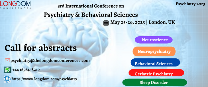 join our #psychiatryconference in #London, #UK on May 25-26, 2023

Link: longdom.com/psychiatry

#psychiatry #behavioralsciences #Romeconferences #Londonconferences #LongdomConferences