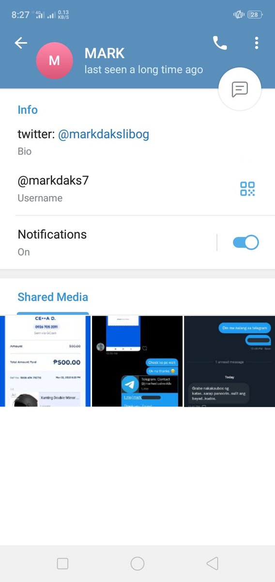 Threadstone22's tweet photo. Mag ingat kayo sa account na ito sa telegram SCAMMER yan!! https://t.co/HexGkZnLGf
