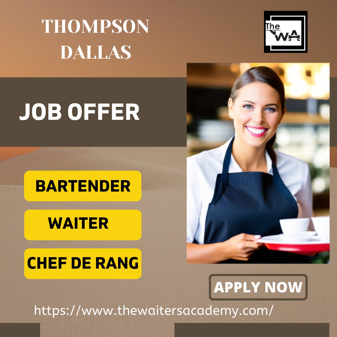 waitersnetwork.com/job-offers/ser…
@the_waiters_academy #waiter #waitress #restaurants #hotels #foodservice #restaurant #restaurantmanagers #hotelsandmotels #jobpostings #waitertraining #jobs #hiring #hoteljobs #waiterschool #waitresstraining #foodandbeverage #hospitalityjobs