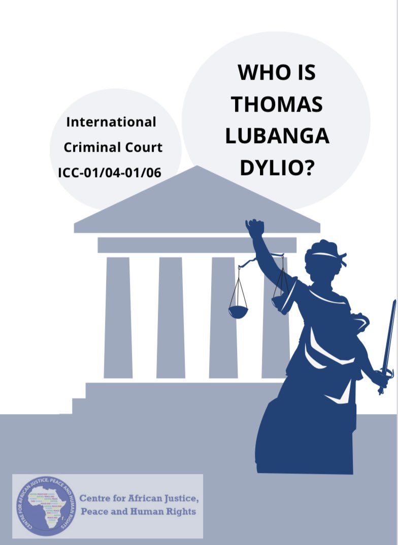 CentreRights's tweet photo. The Centre for African Justice would like to present the case of Thomas Lubanga Dylio . Our Capacity Building Team has been working diligently to provide these case briefs so make sure to check out our website! #icc #criminaljustice #cajph #education #casebrief https://t.co/BCVi9eFcYM