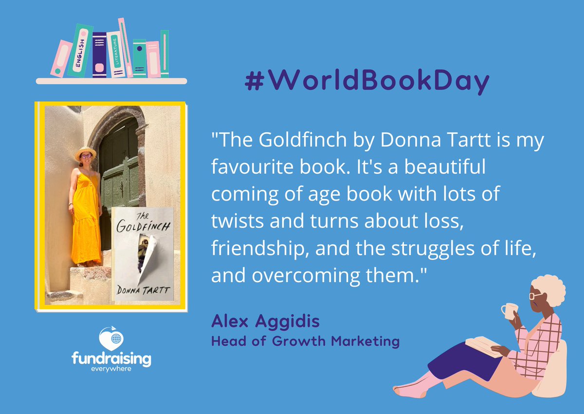 The Goldfinch by Donna Tartt is a #Bookstagram darling and favourite of FE Head of Growth Marketing, <a href="/AlexAggidis/">Alex Aggidis</a>. She says "It's a beautiful coming of age book with lots of twists and turns..." Have you read this Pulitzer Prize winner? (I haven't.😉~ Megh)

#WorldBookDay