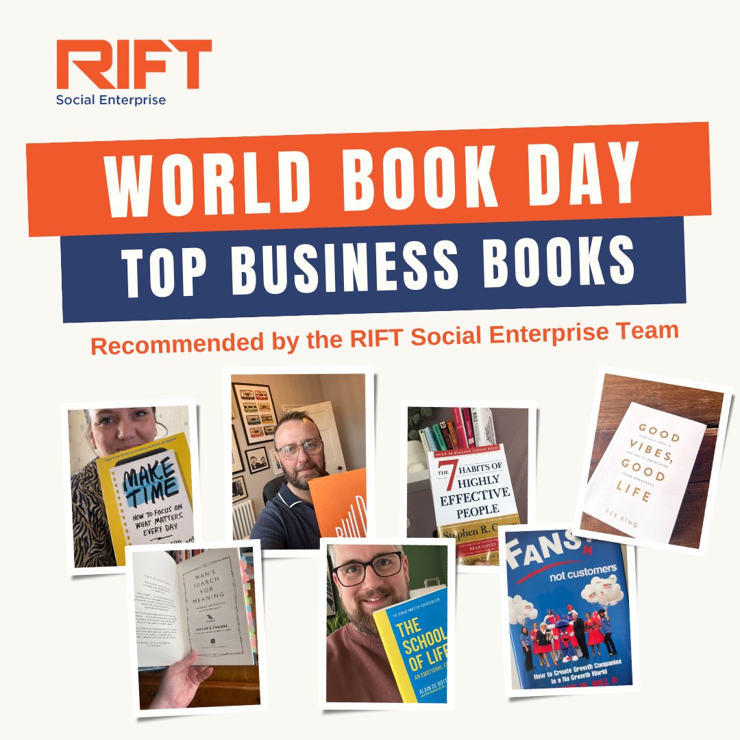It’s #WorldBookDay! 📚️ To celebrate, we asked our team what their favourite business book is. 

Have you read any of these? What’s your favourite personal development book?