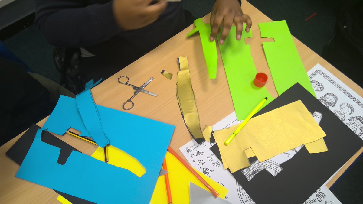 Having a great time creating props for our heroes and villains ready to act out our playscript. <a href="/High_Hazels_Ac/">High Hazels Academy</a>