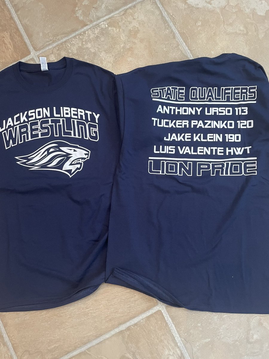 Best of luck to our wrestlers competing today in Atlantic City!!!