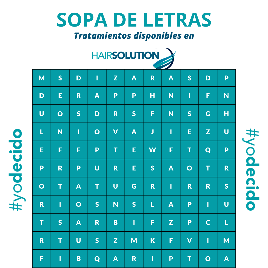 hairsolutiones's tweet photo. Te retamos a encontrar todos los tratamientos que disponemos en nuestra sopa de letras 😏
Falta uno, ¿sabrías decirnos cuál? 🫣 Déjanosla en los comentarios. https://t.co/47wZWvCFds