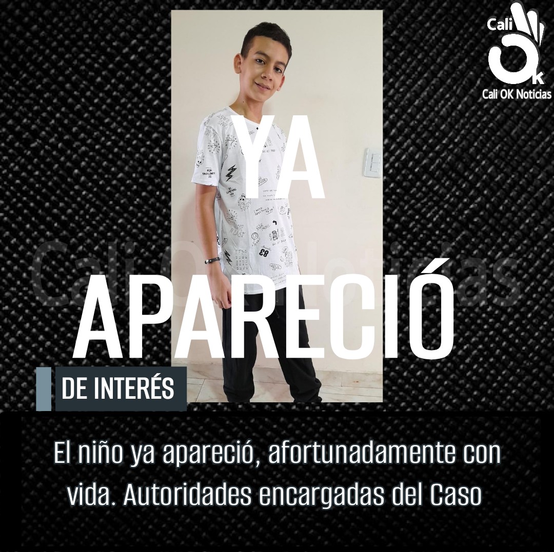 calioknoticias's tweet photo. APARECIÓ EL JÓVEN ❗

Hace pocos minutos nos informaron que el joven reportado como desaparecido anoche, ya está con su familia. Gracias a todos por la difusión.🆗 https://t.co/7fYspD1ekq