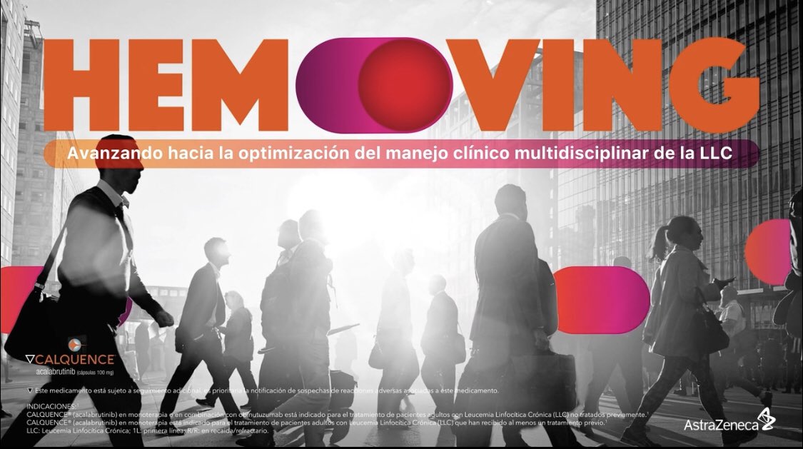 DrRaulCordoba's tweet photo. Te esperamos en el evento del año en el abordaje multidisciplinar de los pacientes con #LLC.
#Hematología, #Geriatría, #Cardiología y #FarmaciaHospitalaria nos daremos cita allí.
¡¡Nos vemos en #HEMOVING!!
https://t.co/lhOjnmYvS8
#geriheme #CardioOnc @AstraZenecaES https://t.co/pn1CS4oLZx