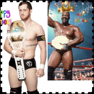 Happy belated birthday Kyle orelly and  king booker T march1st love you guys so big 