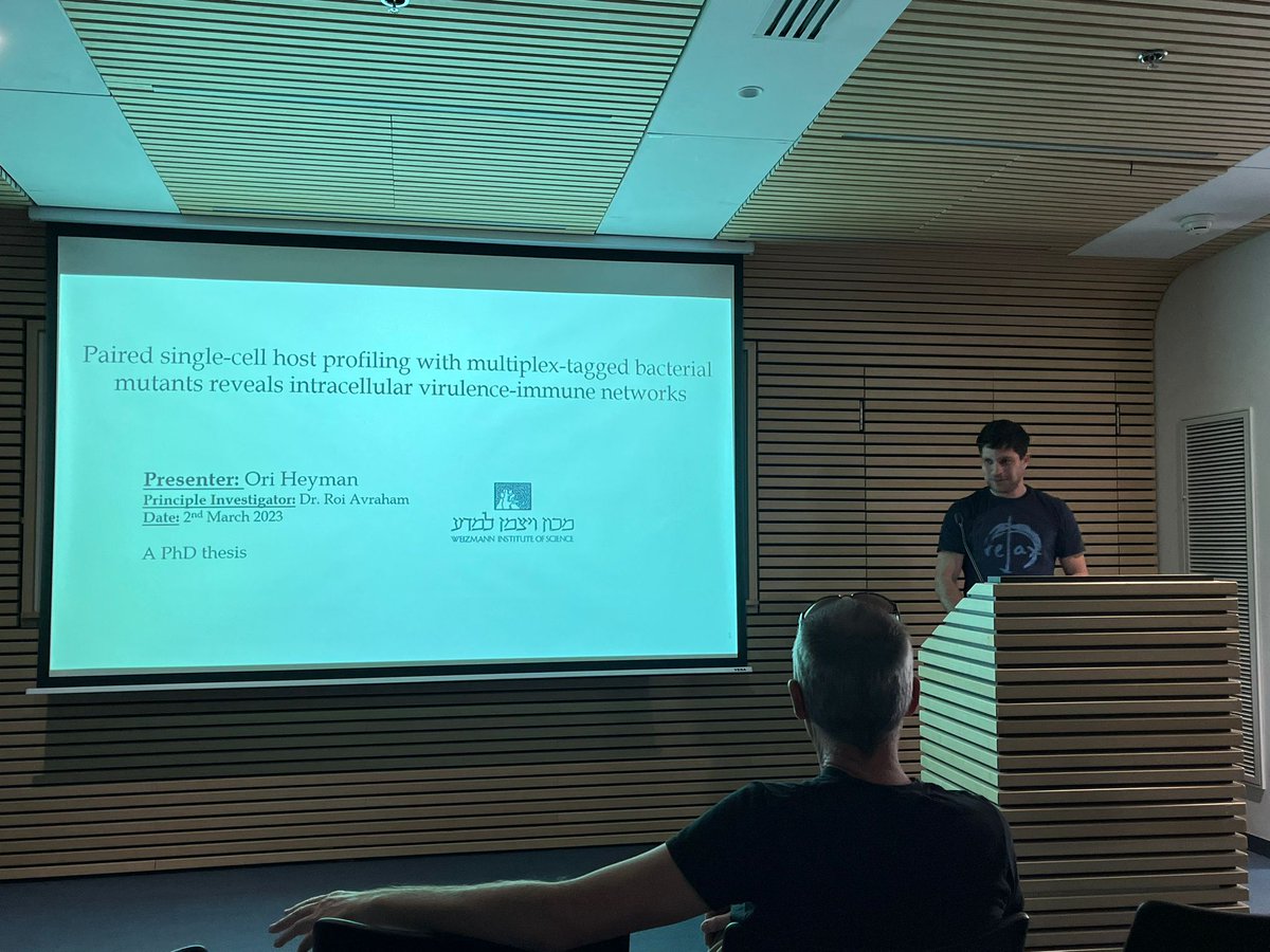 Congratulations Dr. Ori Heyman for a great thesis defense! What an impressive journey that was.

Thanks to all the committee members: <a href="/SorekLab/">Sorek Lab</a>, Ohad Gal-Mor, <a href="/ErezMills/">Erez Mills</a> and Ron Diskin, and <a href="/LabAvraham/">Avraham lab</a> for their support. #phdlife <a href="/WeizmannScience/">Weizmann Institute</a>