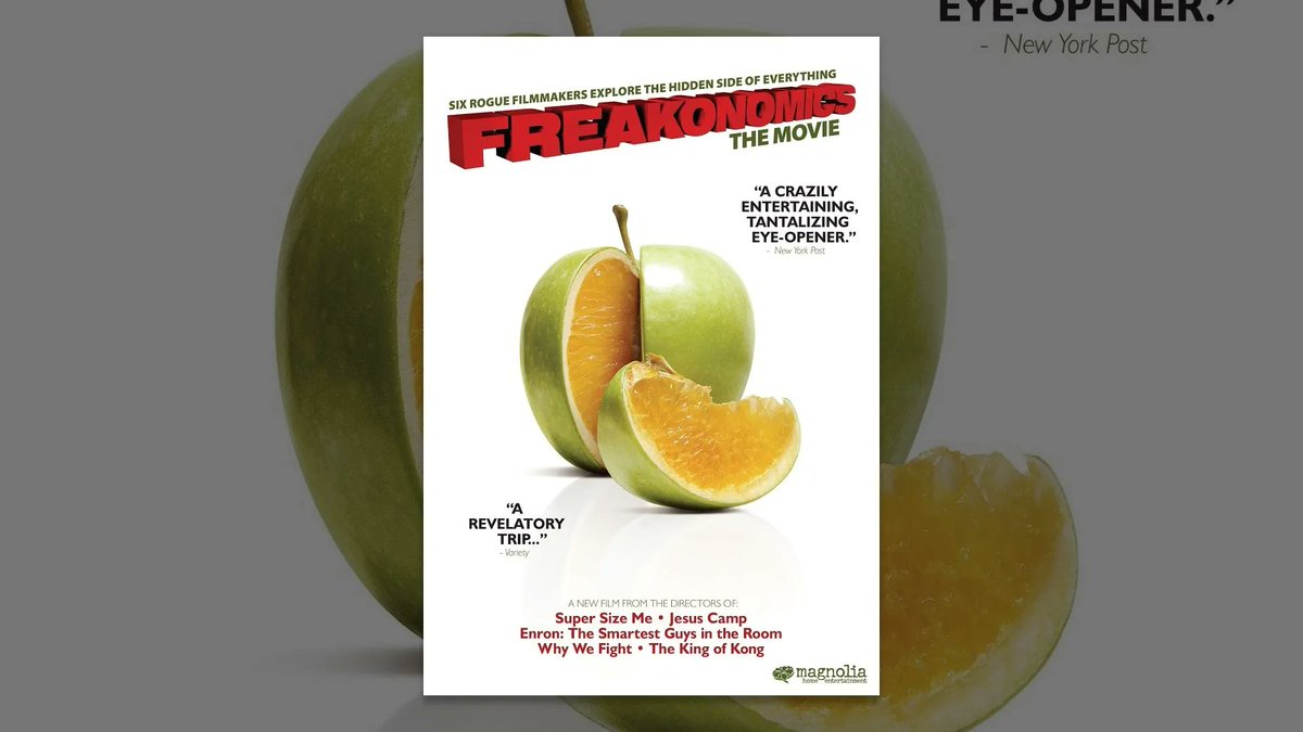 FREAKONOMICS the awesome book is now a movie buff.ly/3IJyan9