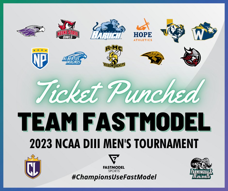 FMS_Software's tweet image. Let&apos;s give a round of applause to our talented @NCAADIII teams who&apos;ve earned their spots in the post-season! The stage is set and we can&apos;t wait to see you all dance tomorrow. Congratulations and good luck!

#TeamFastModel #ChampionsUseFastModel