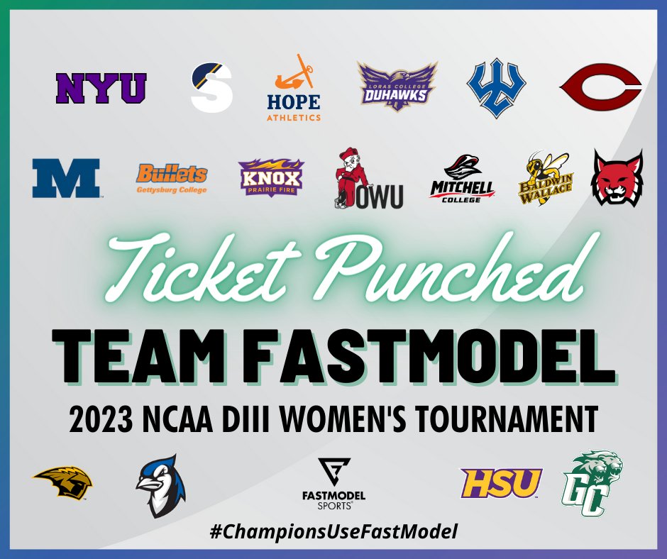 FMS_Software's tweet image. Let&apos;s give a round of applause to our talented @NCAADIII teams who&apos;ve earned their spots in the post-season! The stage is set and we can&apos;t wait to see you all dance tomorrow. Congratulations and good luck!

#TeamFastModel #ChampionsUseFastModel