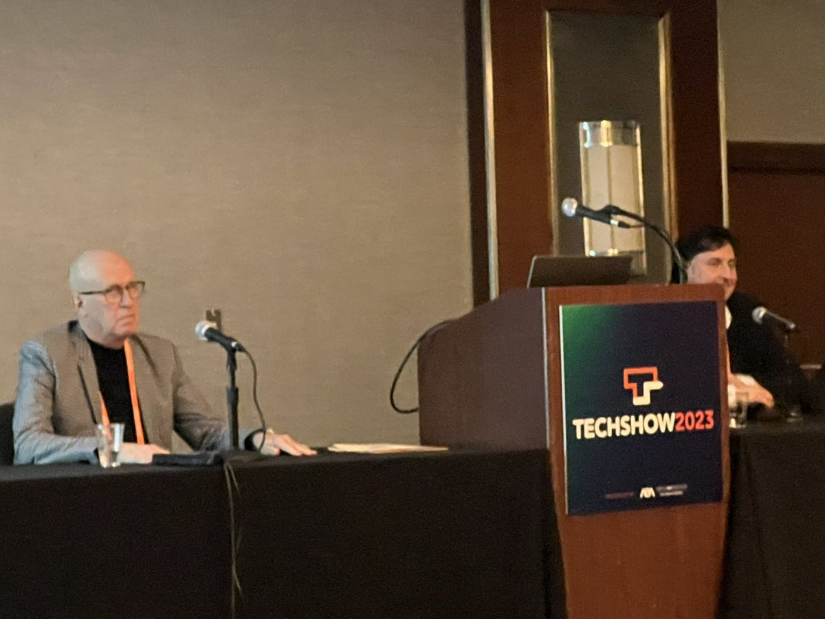 “For legal, it’s about language.” @tweetatpablo discussing how LLMs are truly a game changer for helping lawyers work smarter + free them up to do more of what lawyers (should) do. Joined by @stephenembryjd

Great review of the HOW and WHY. Thanks! 🤔
#ABATECHSHOW #AI #legaltech